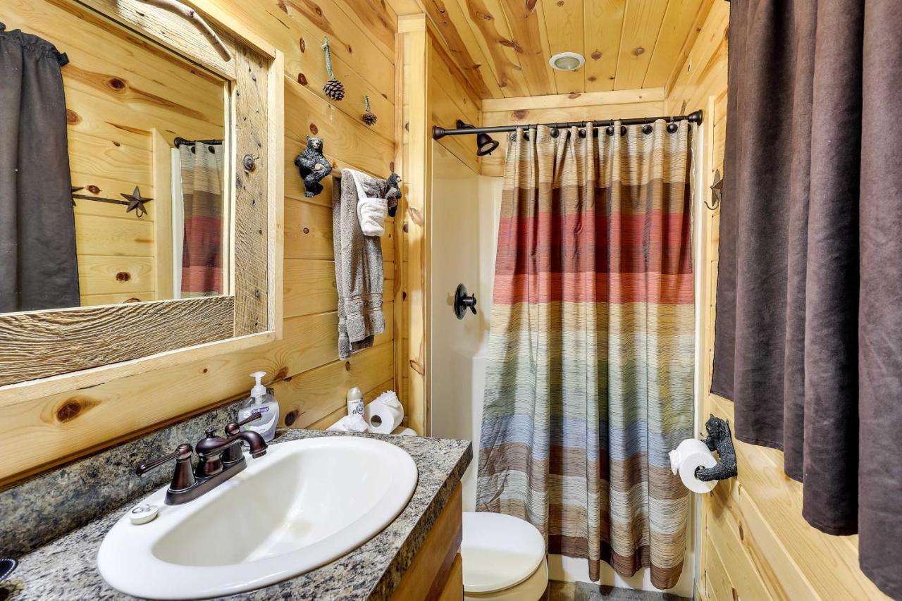Broken Bow Rental Cabin With Hot Tub And Bar Exterior foto